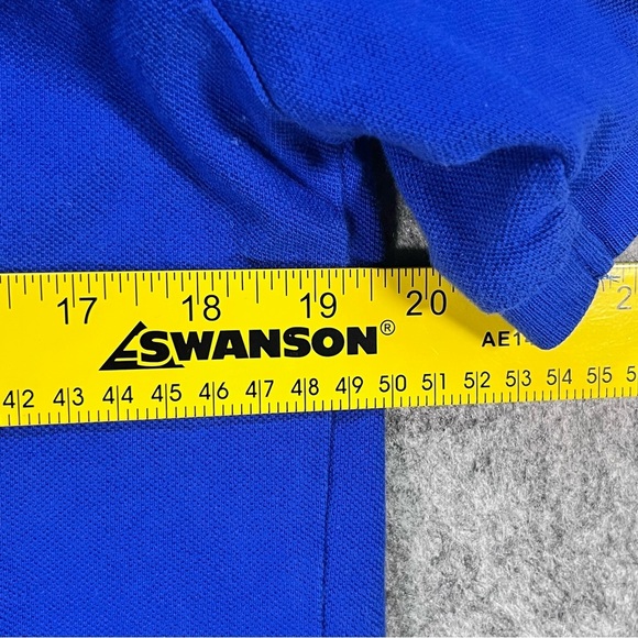 Two U.S. POLO ASSN. Embroidered Big Pony #3 Collard Shirt Men's Med Black& Blue - Picture 9 of 16